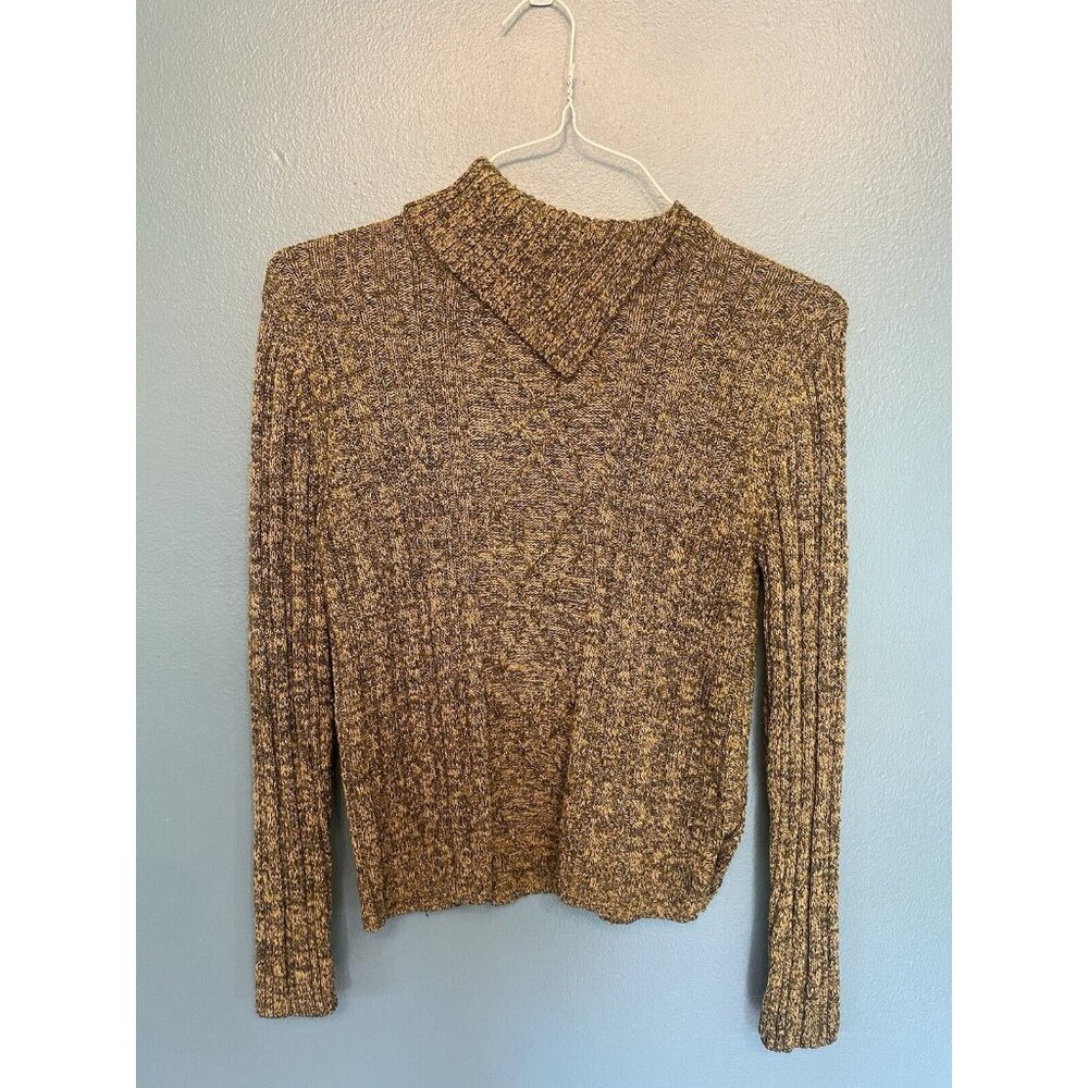 Vintage Y2K‎ Norton McNaughton Green Turtle neck Asymmetrical neck Size Medium